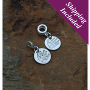 Silver Charm Bracelet Links with Carrier Silver Charm Bracelet Links with Carrier
